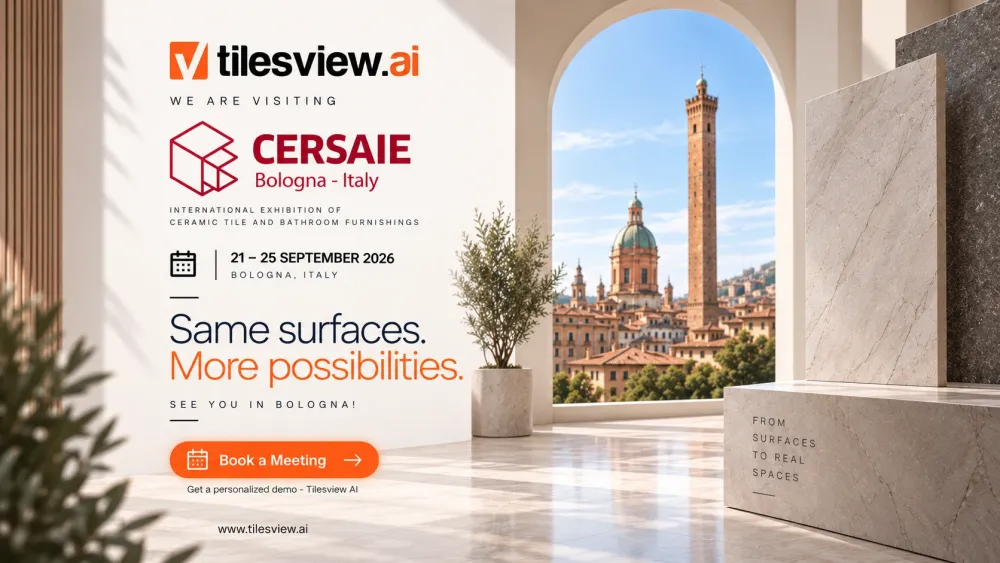 Tilesview visite le Cersaie 2026 à Bologne !