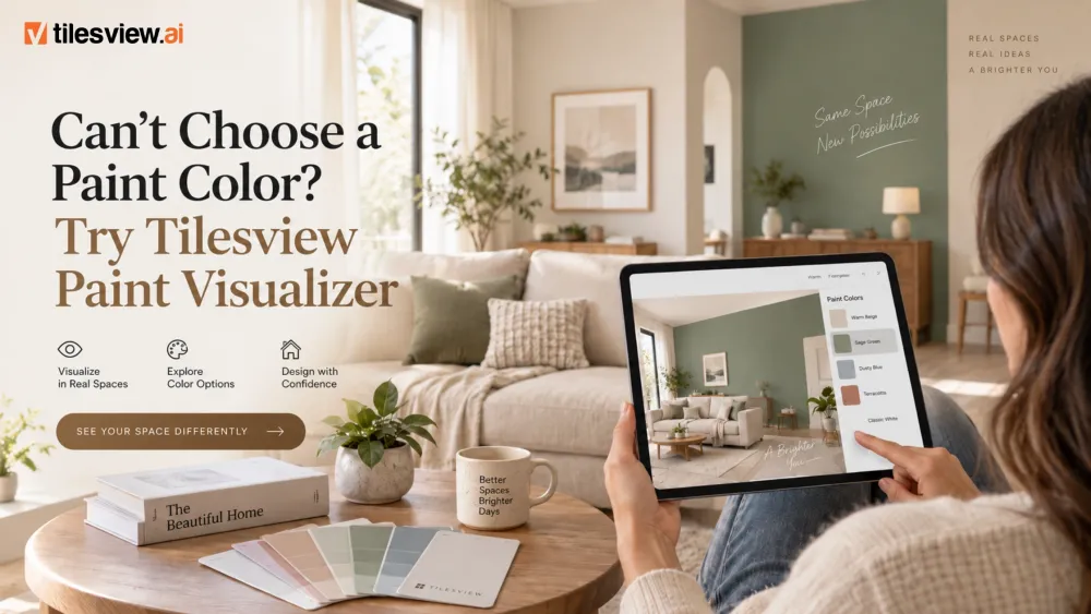 Vous ne parvenez pas à choisir une couleur de peinture ? Essayez le visualiseur de peinture Tilesview