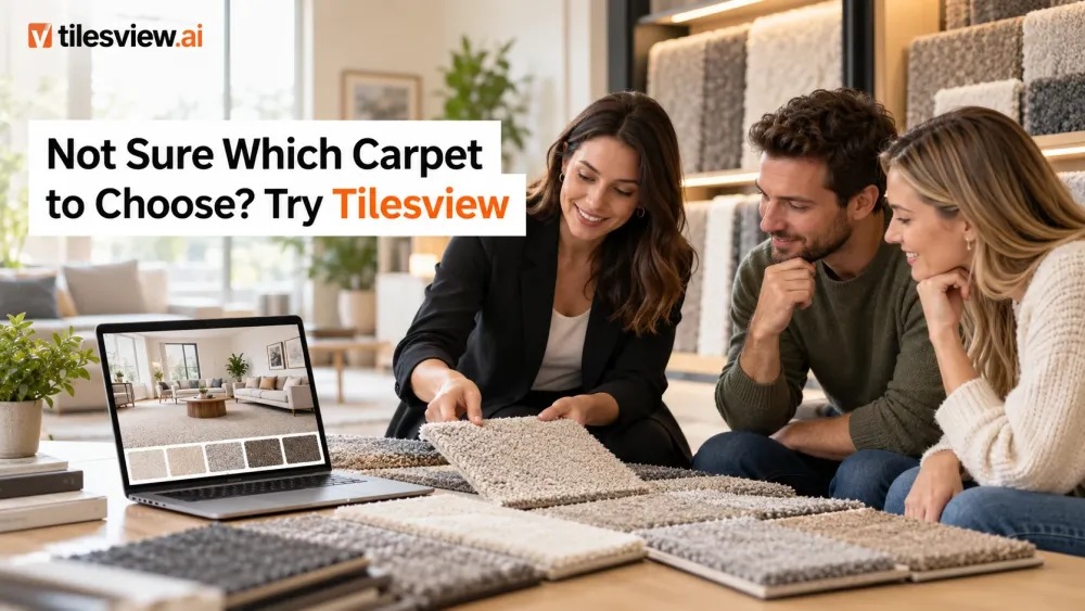 Vous ne savez pas quel tapis convient à votre pièce ? Essayez Tilesview